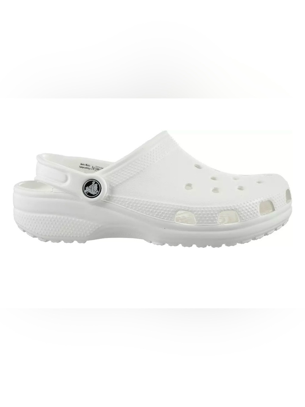 Crocs White Slip-On Clogs
